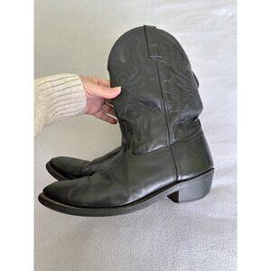 Laredo Cowboy Boots Mens 10.5 EW Black Paris 4240 Trucker Western USA